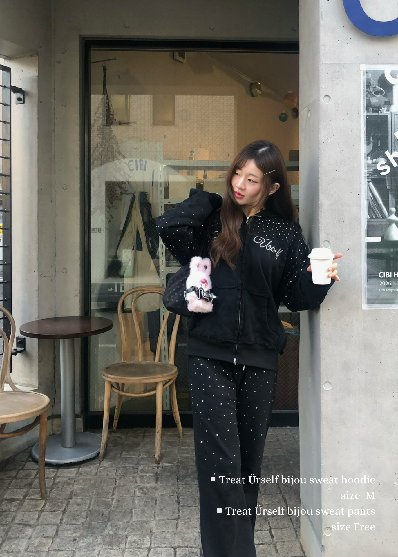 Treat Ürself bijou sweat hoodie