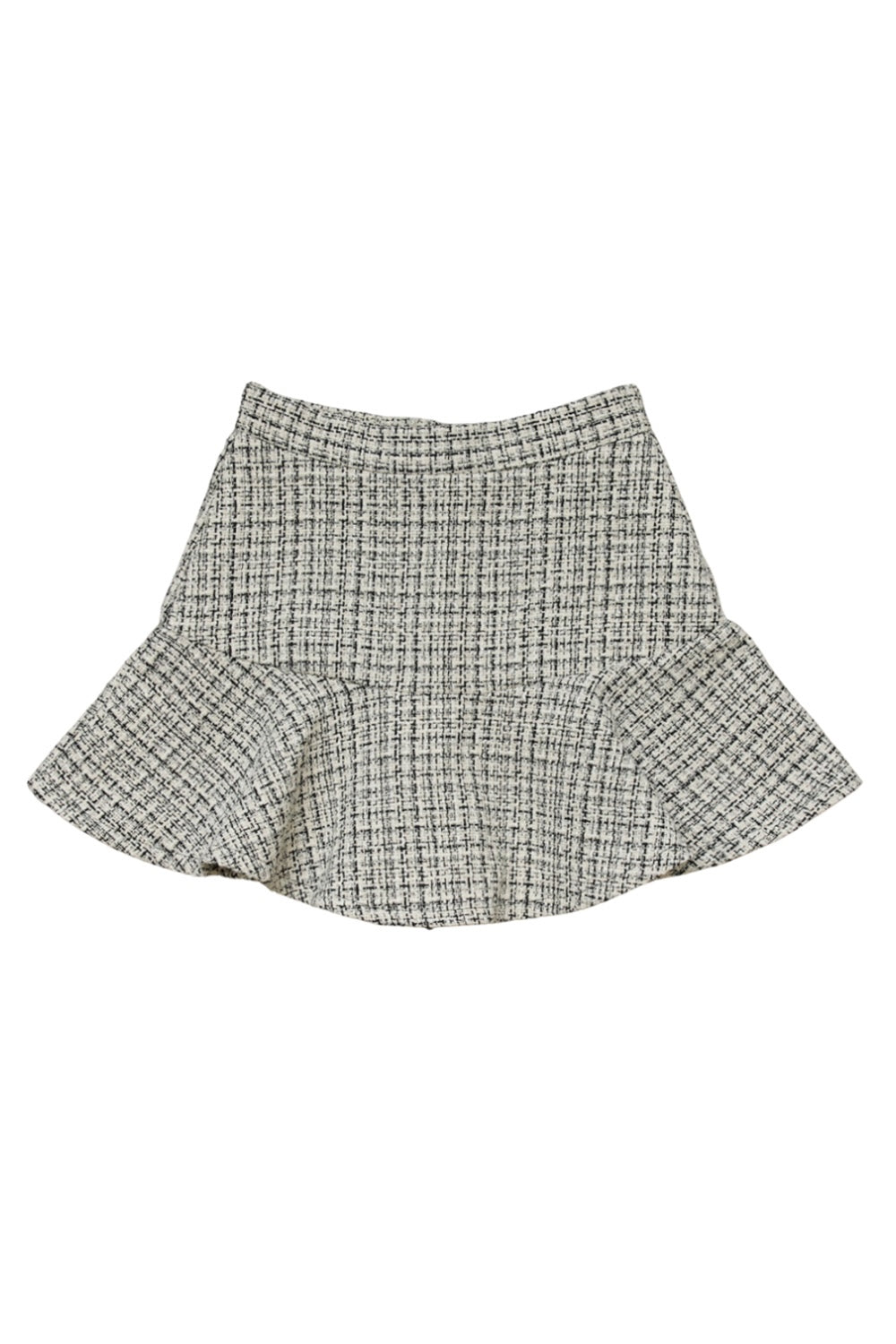 Elise Tweed Flare Mini Skirt