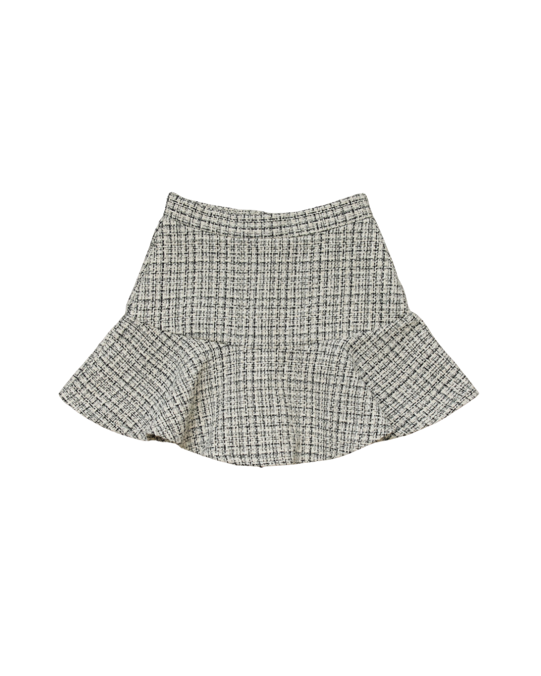Elise Tweed Flare Mini Skirt