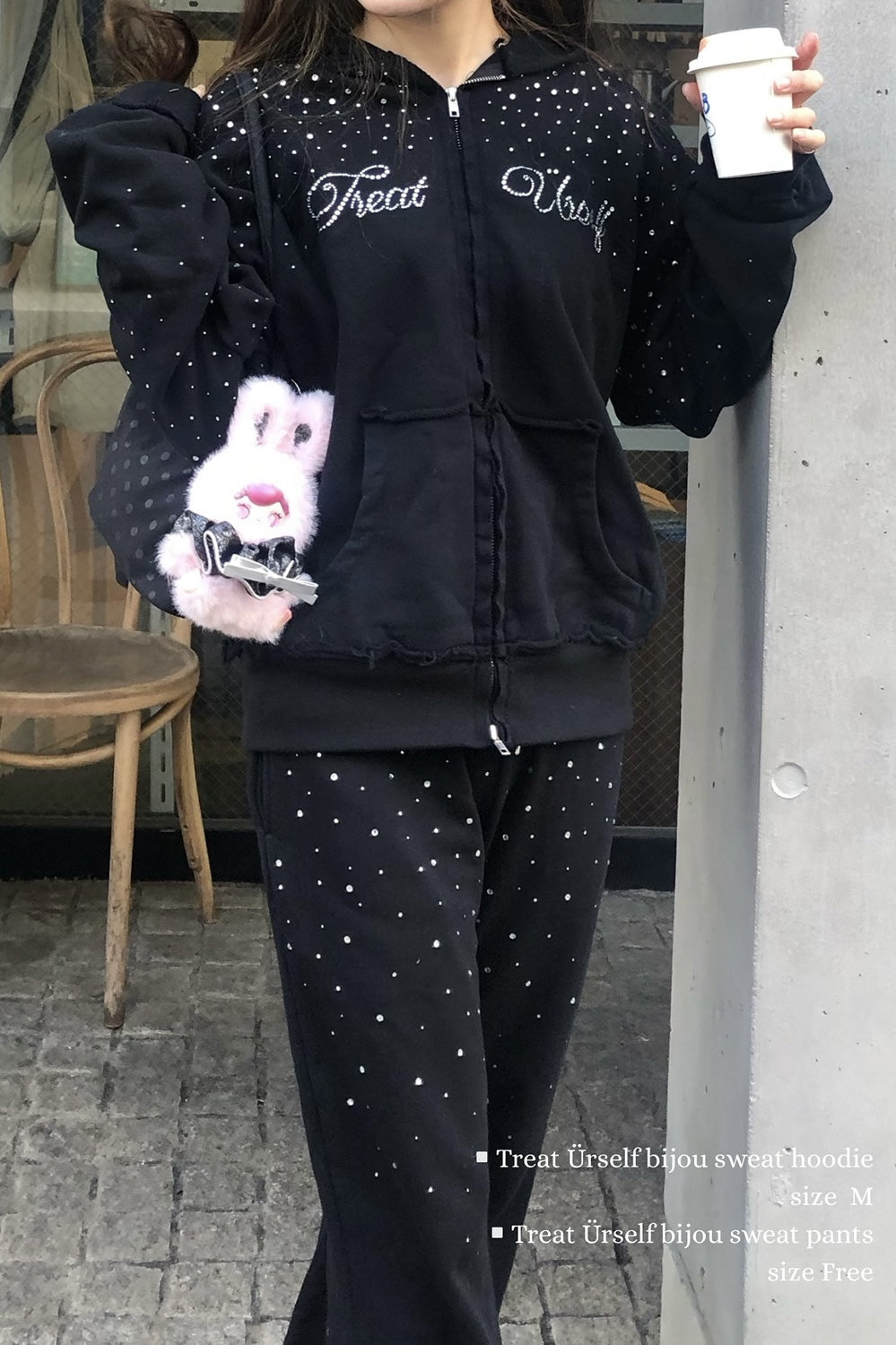 Treat Ürself bijou sweat pants