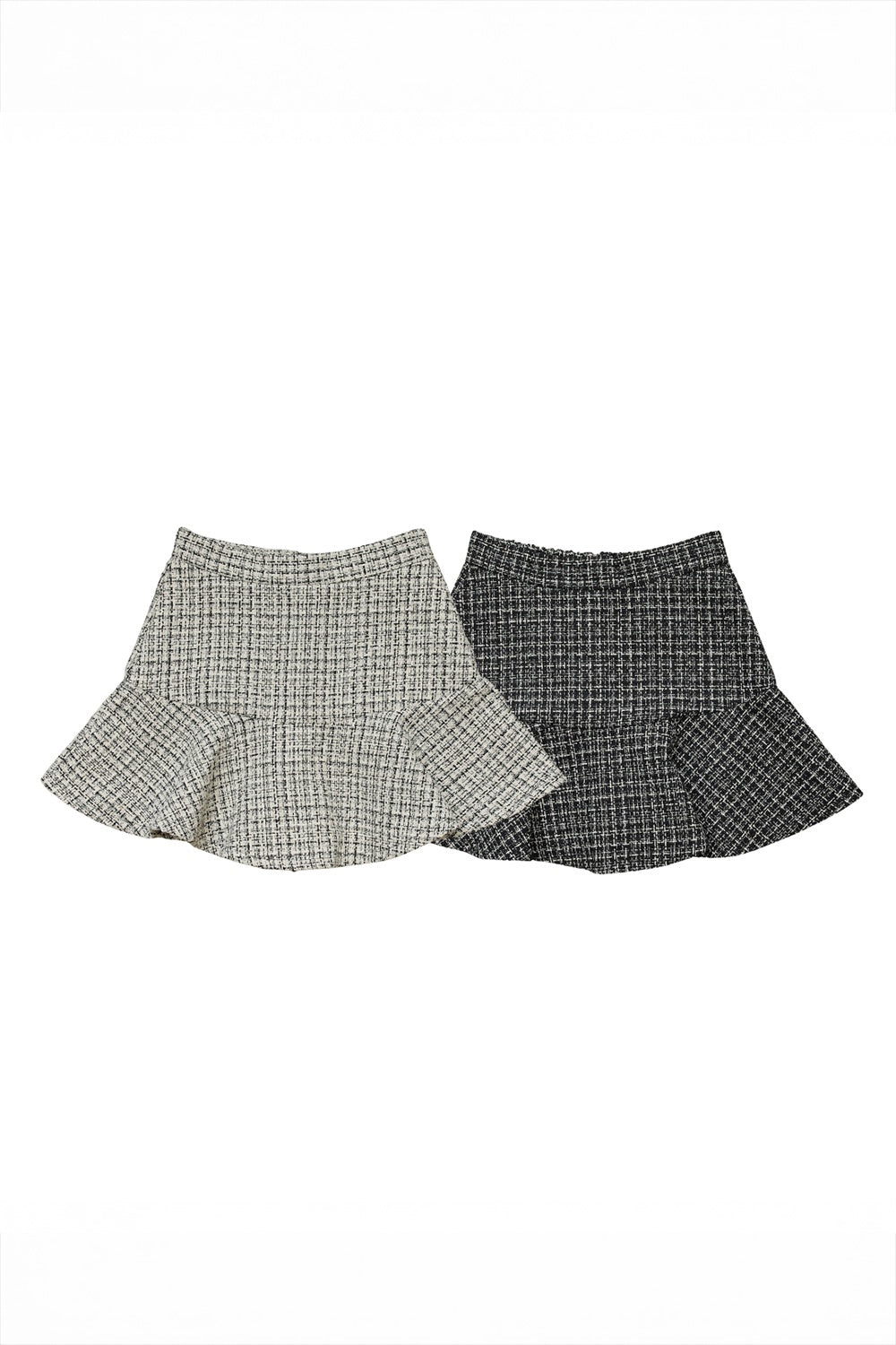 Elise Tweed Flare Mini Skirt
