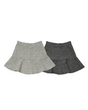 Elise Tweed Flare Mini Skirt