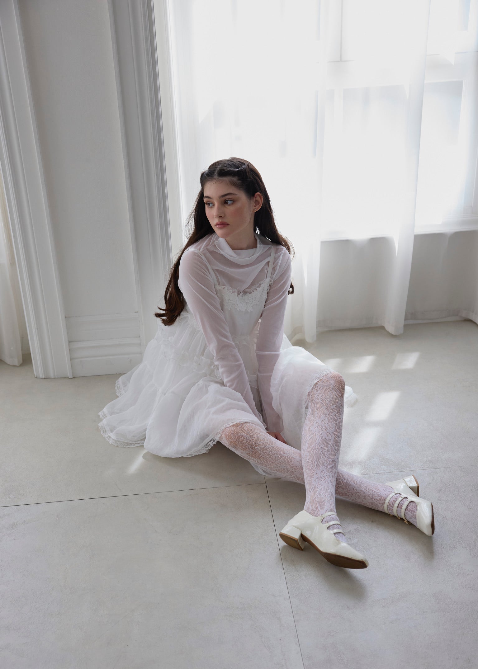ワンピース Soft veil camisole dress Soft veil camisole dress | ファッション通販サイト NUGU