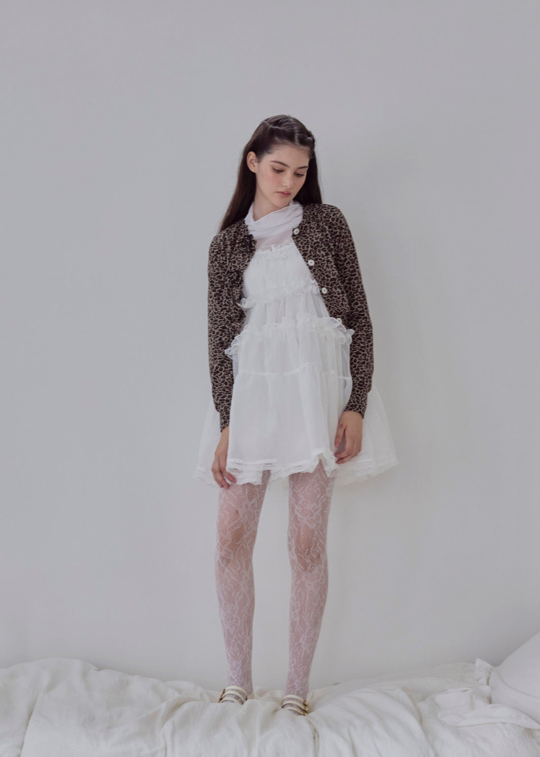 Soft veil camisole dress