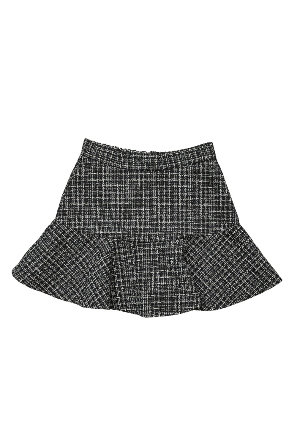 Elise Tweed Flare Mini Skirt