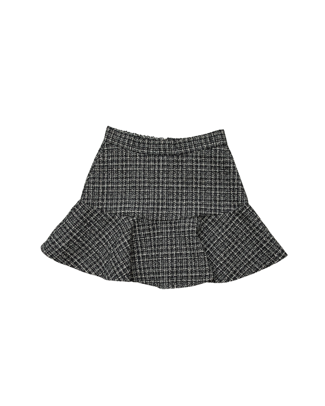Elise Tweed Flare Mini Skirt