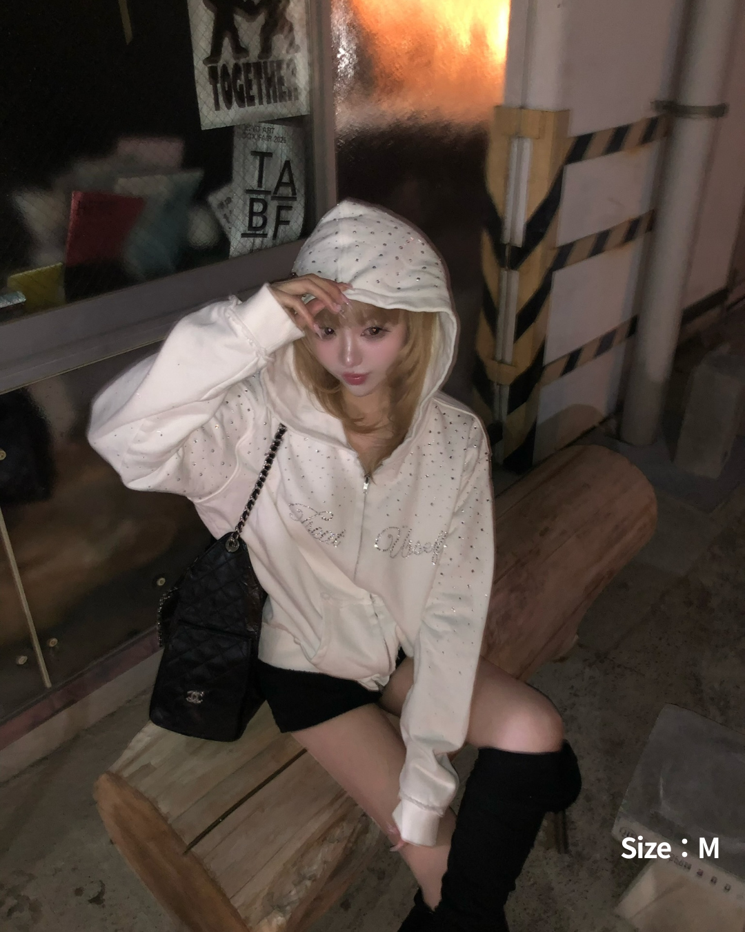 Treat Ürself bijou sweat hoodie