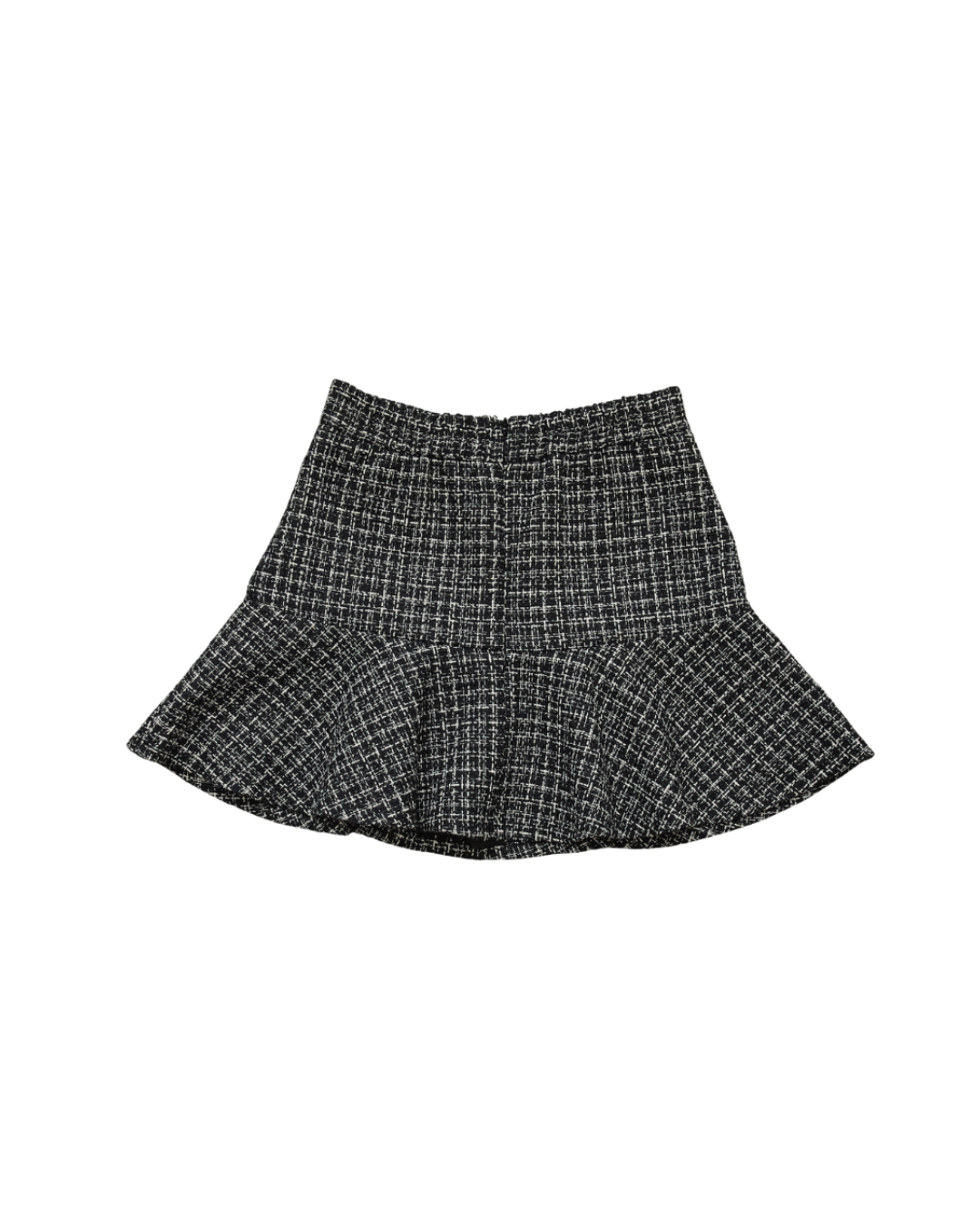 Elise Tweed Flare Mini Skirt