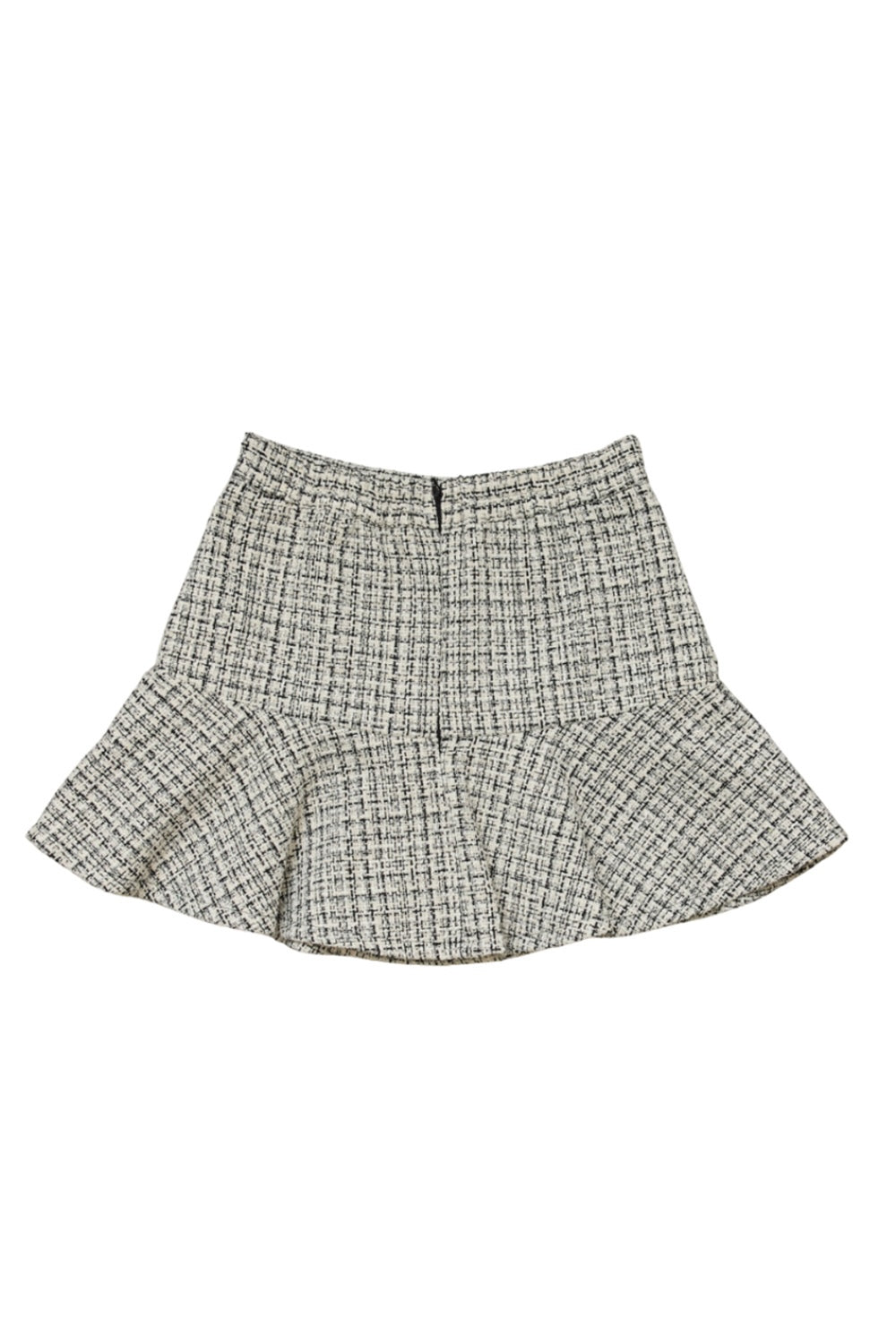 Elise Tweed Flare Mini Skirt