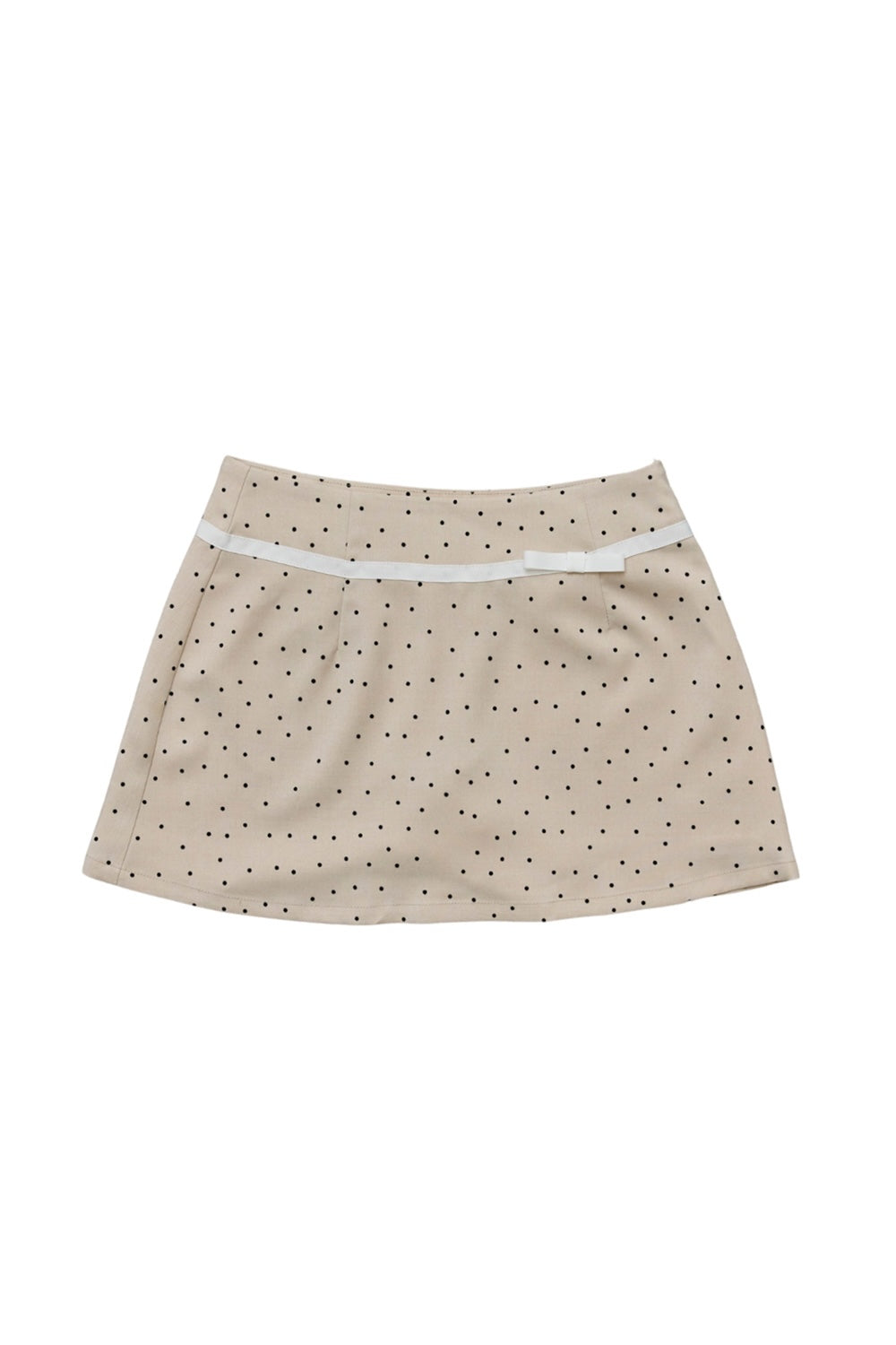 Juliet ribbon dot mini skirt