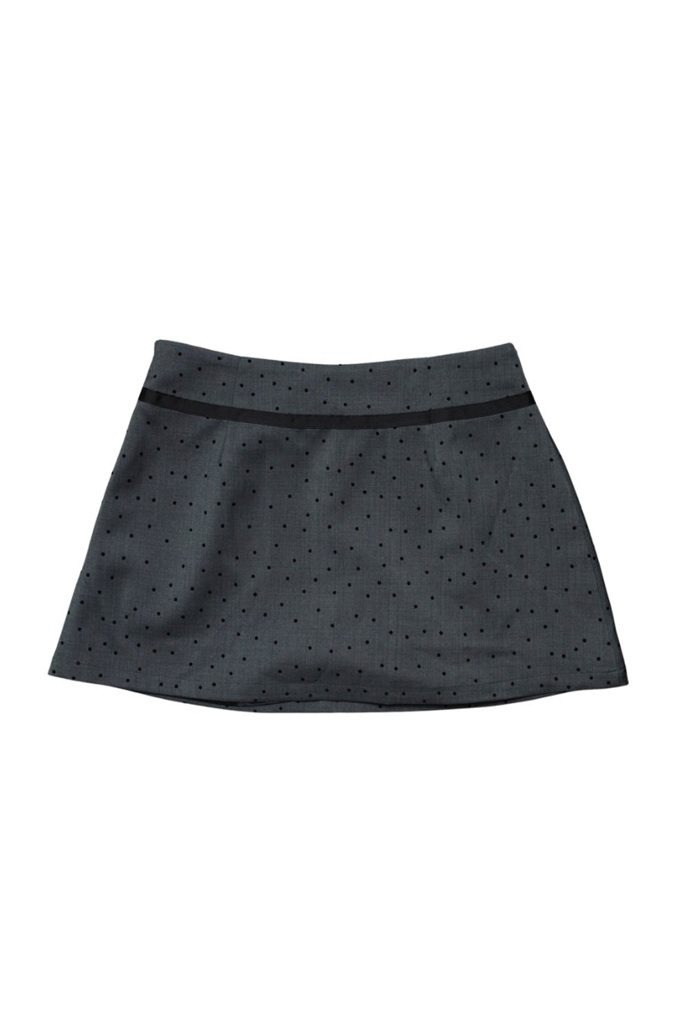 Juliet ribbon dot mini skirt