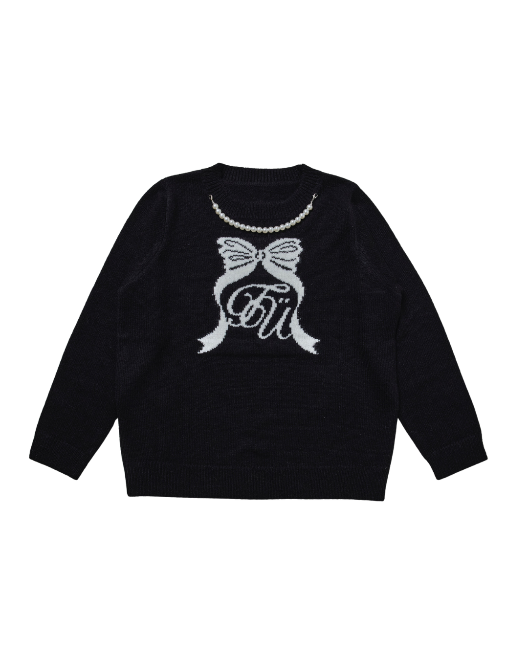 TÜ ribbon knit pullover