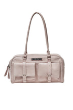 Treat Ürself suède boston bag