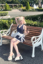 eyelet lace sailor set up
