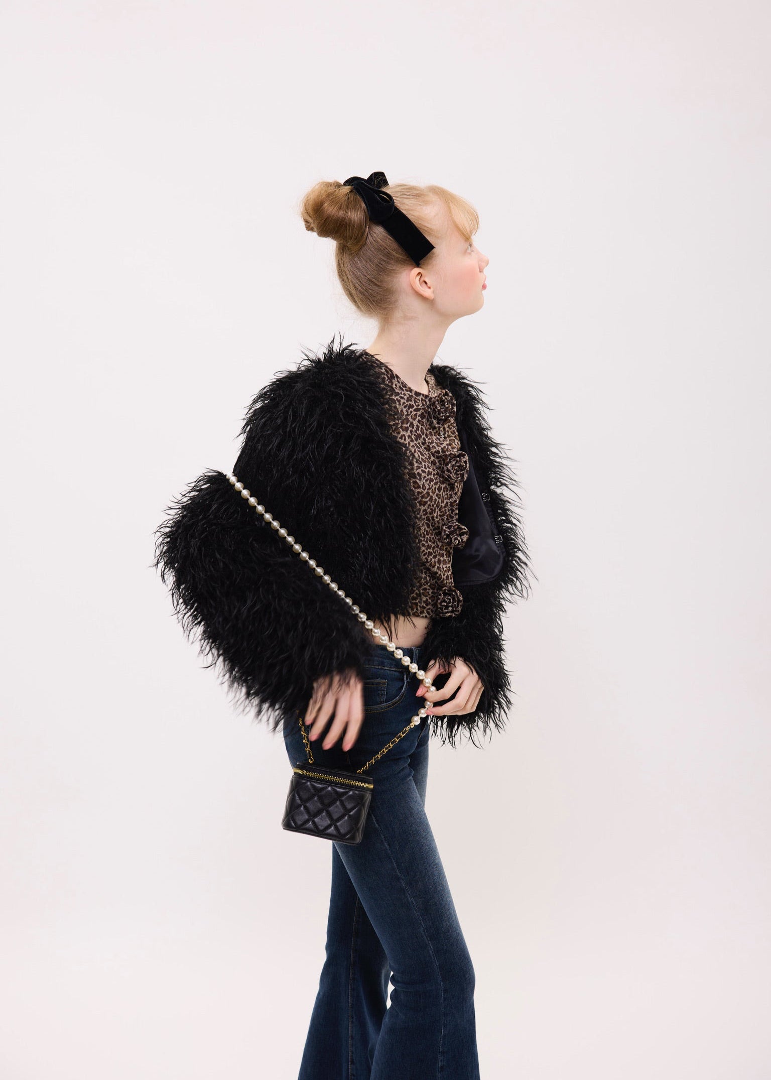 Fluffy fur jacket