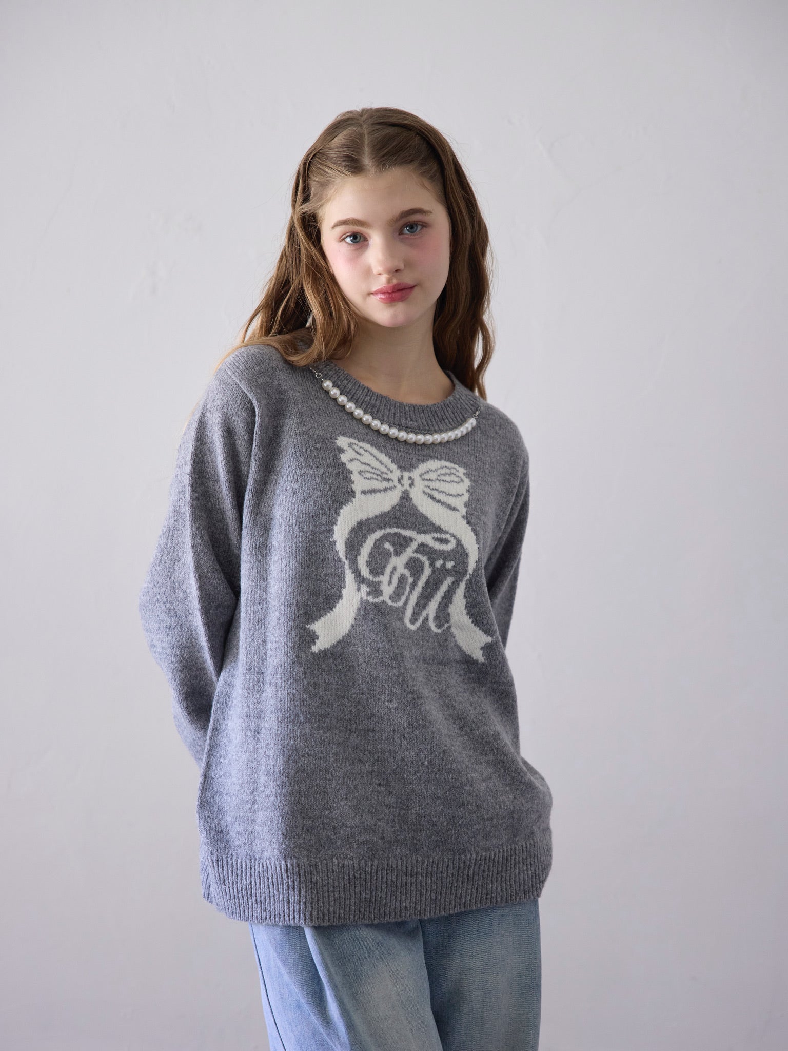 TÜ ribbon knit pullover