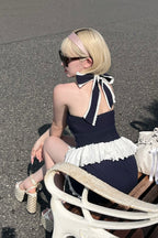 eyelet lace sailor set up