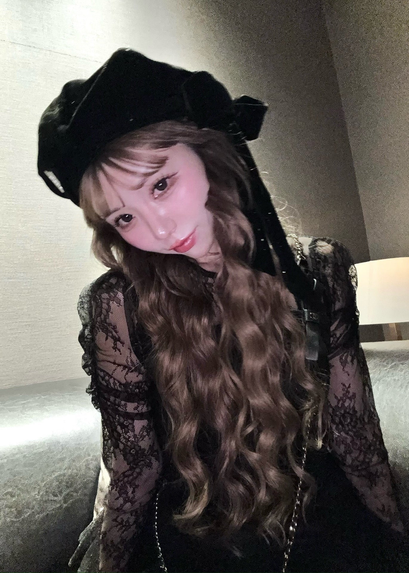 Treat Ürself ribbon béret hat Treat Ürself ribbon béret hat