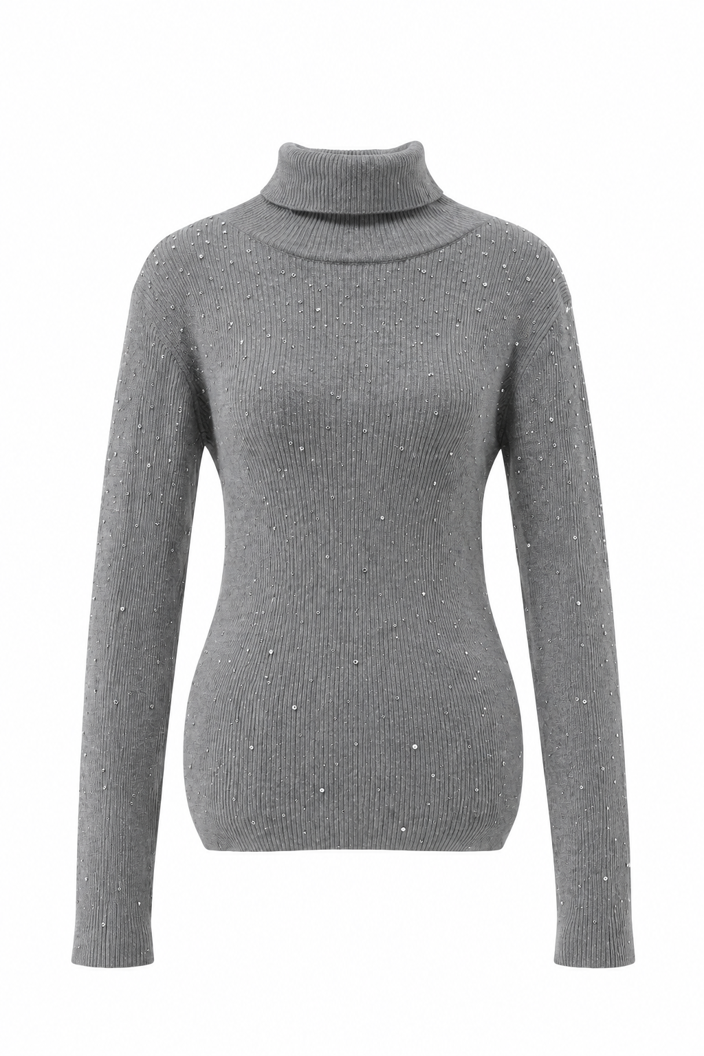 Bijou turtle neck knit tops