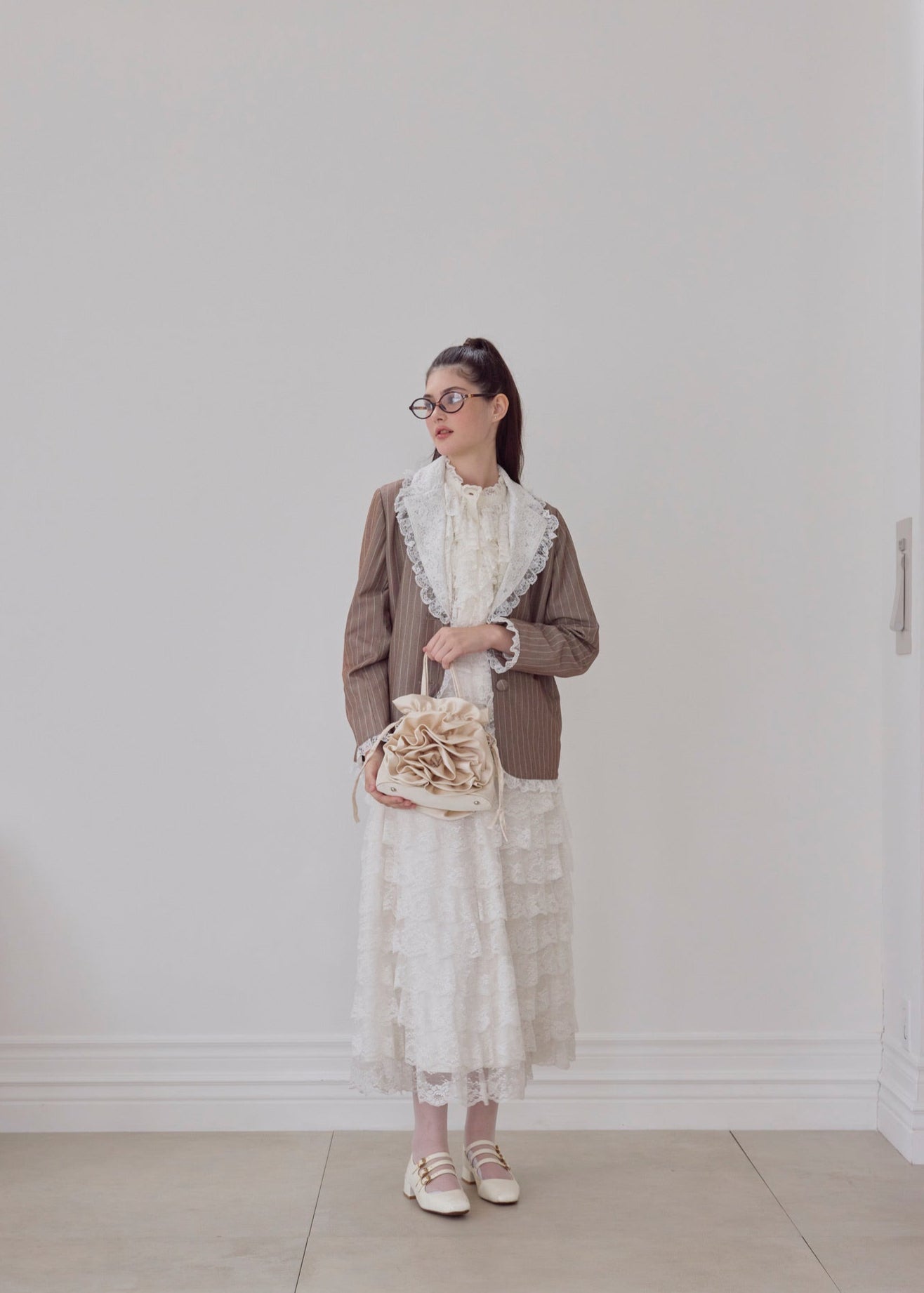 【10月末より順次発送】Retro lace jacket