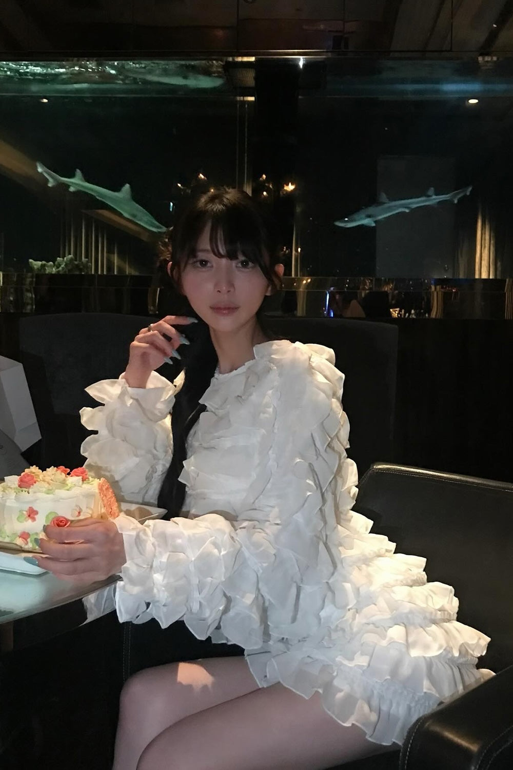 sweet pea chiffon frill tops