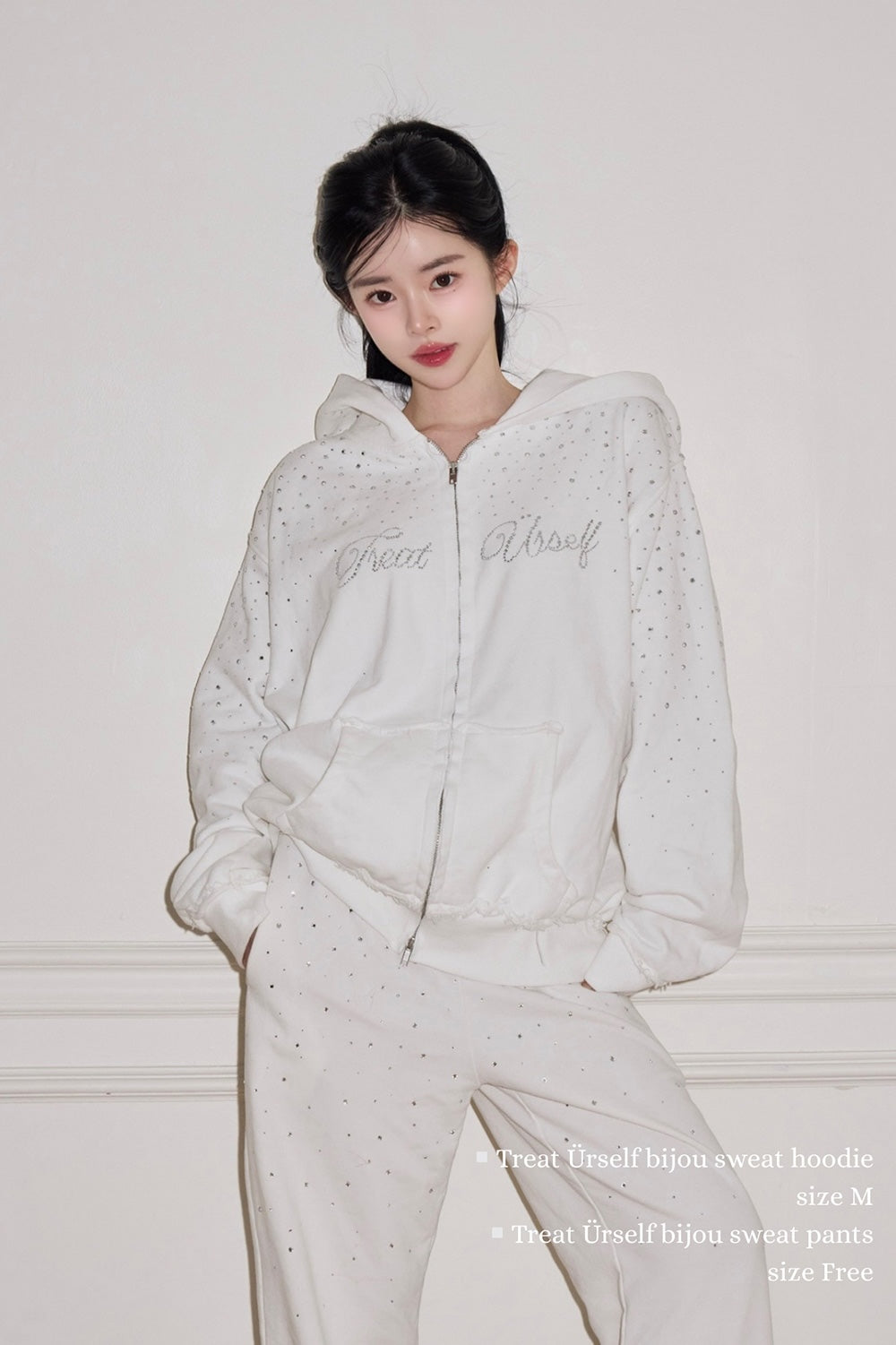 Treat Ürself bijou sweat hoodie