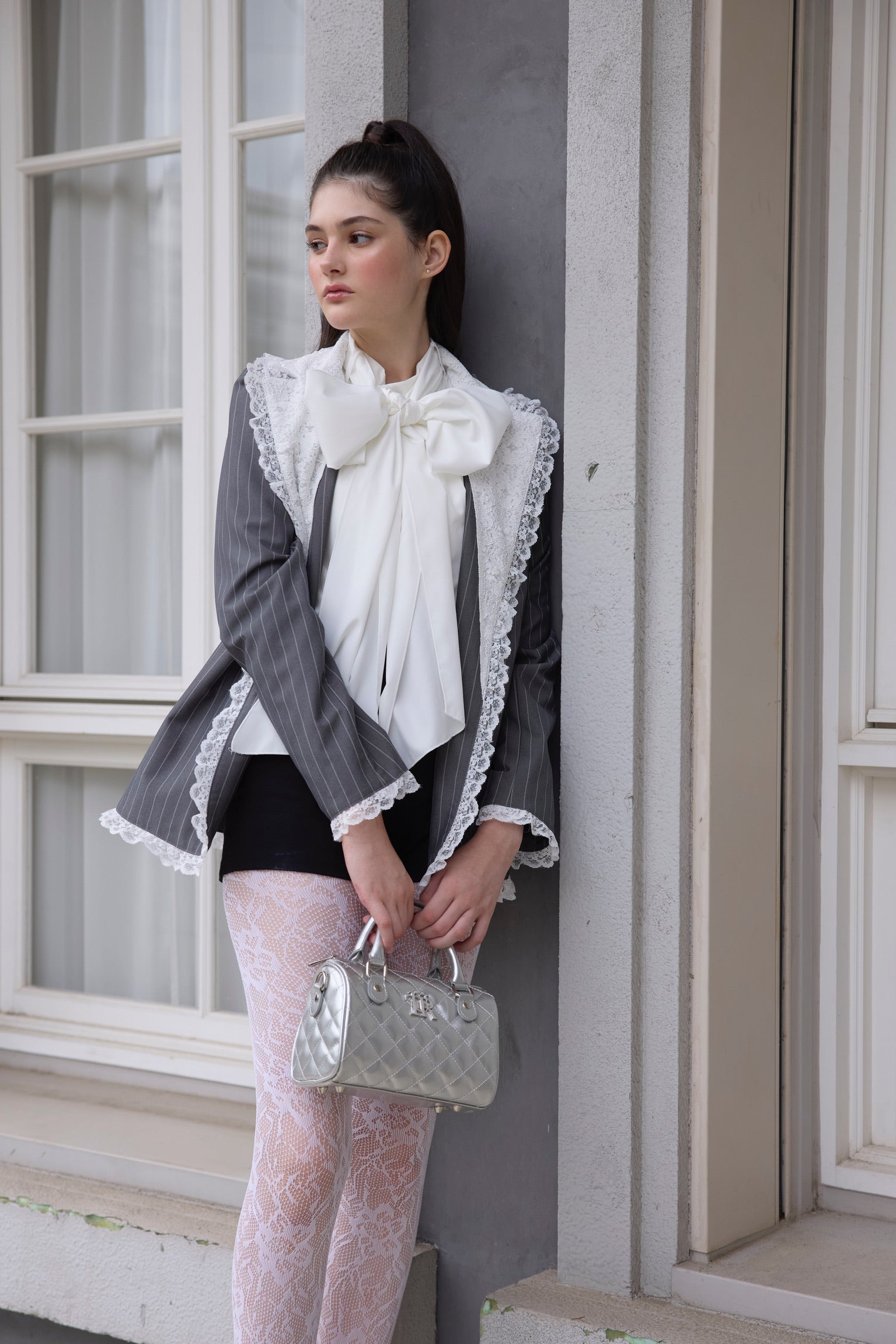 【10月末より順次発送】Retro lace jacket
