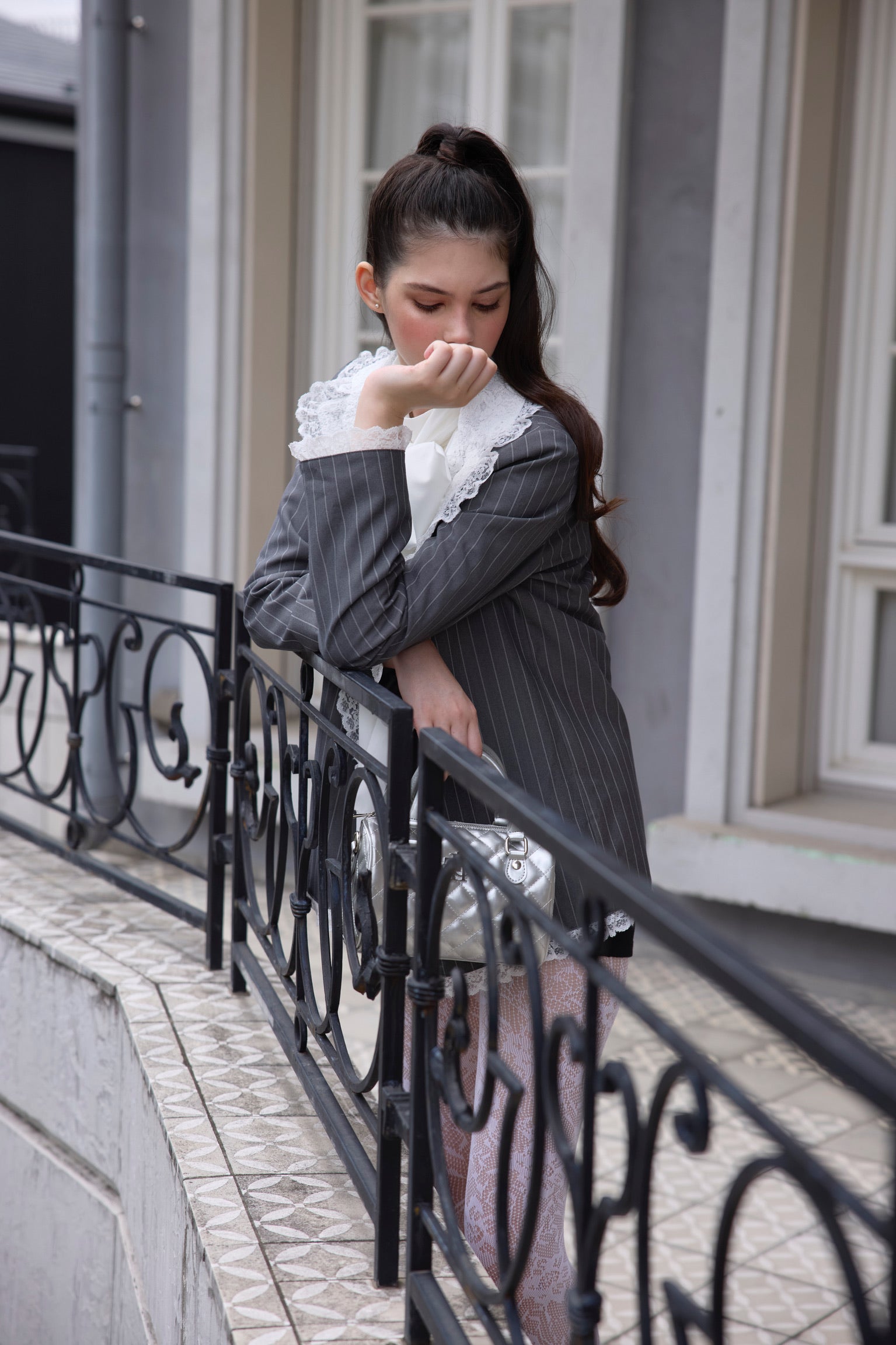 【10月末より順次発送】Retro lace jacket