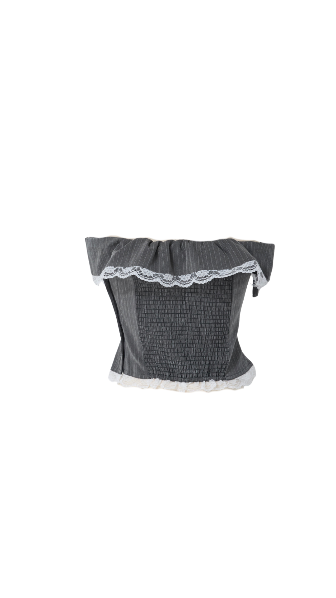 Juliet stripe off sholder tops