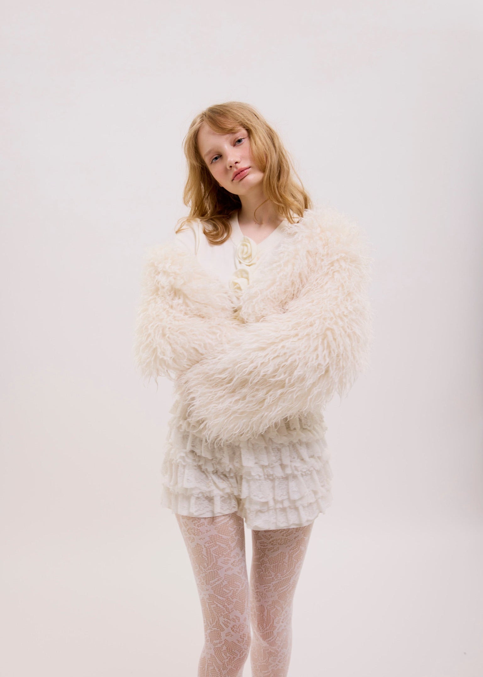 Fluffy fur jacket