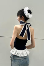eyelet lace sailor set up