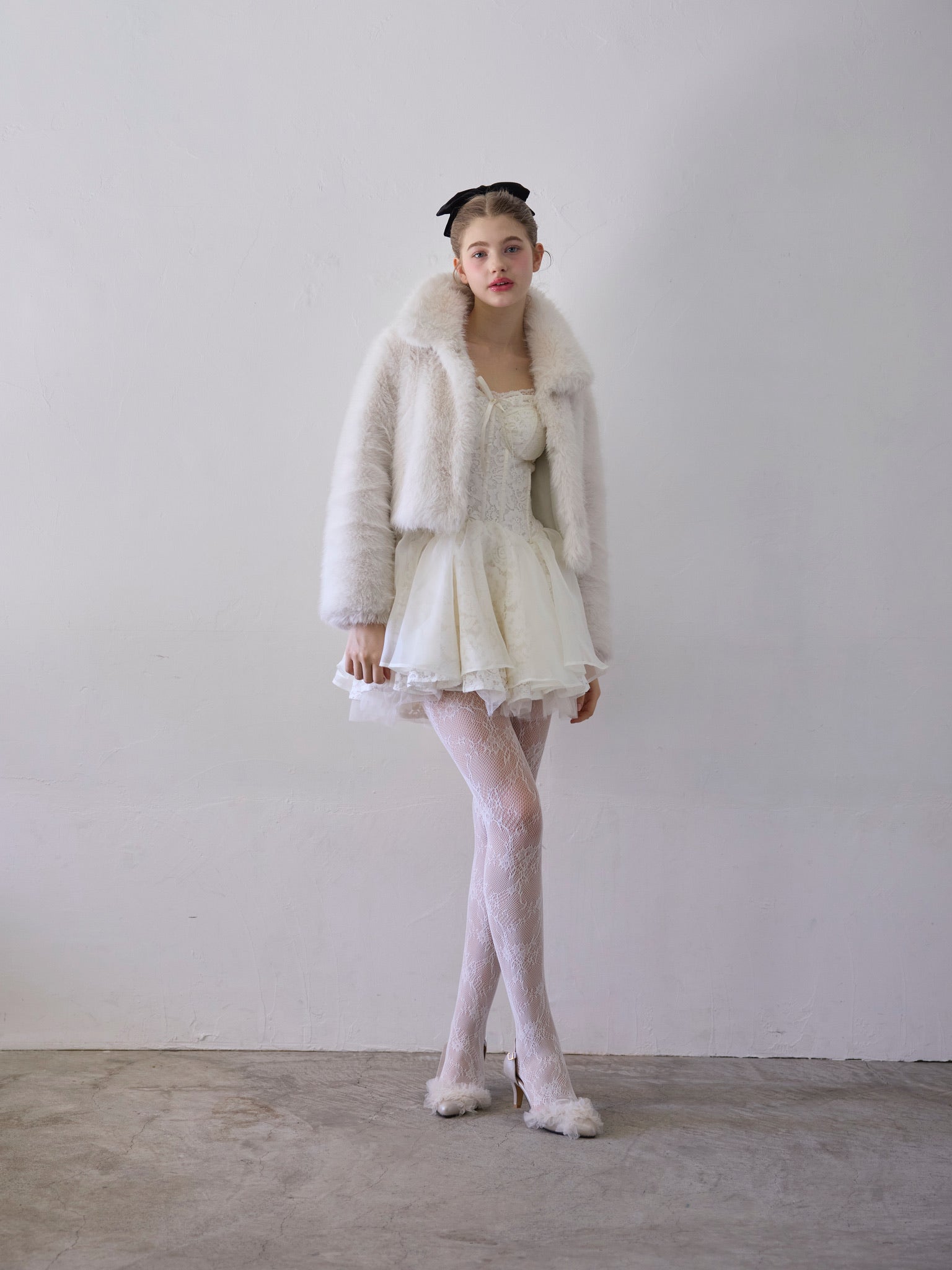 lace corset mini dress