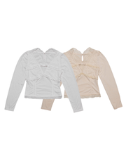 Romance Lace long sleeve tops