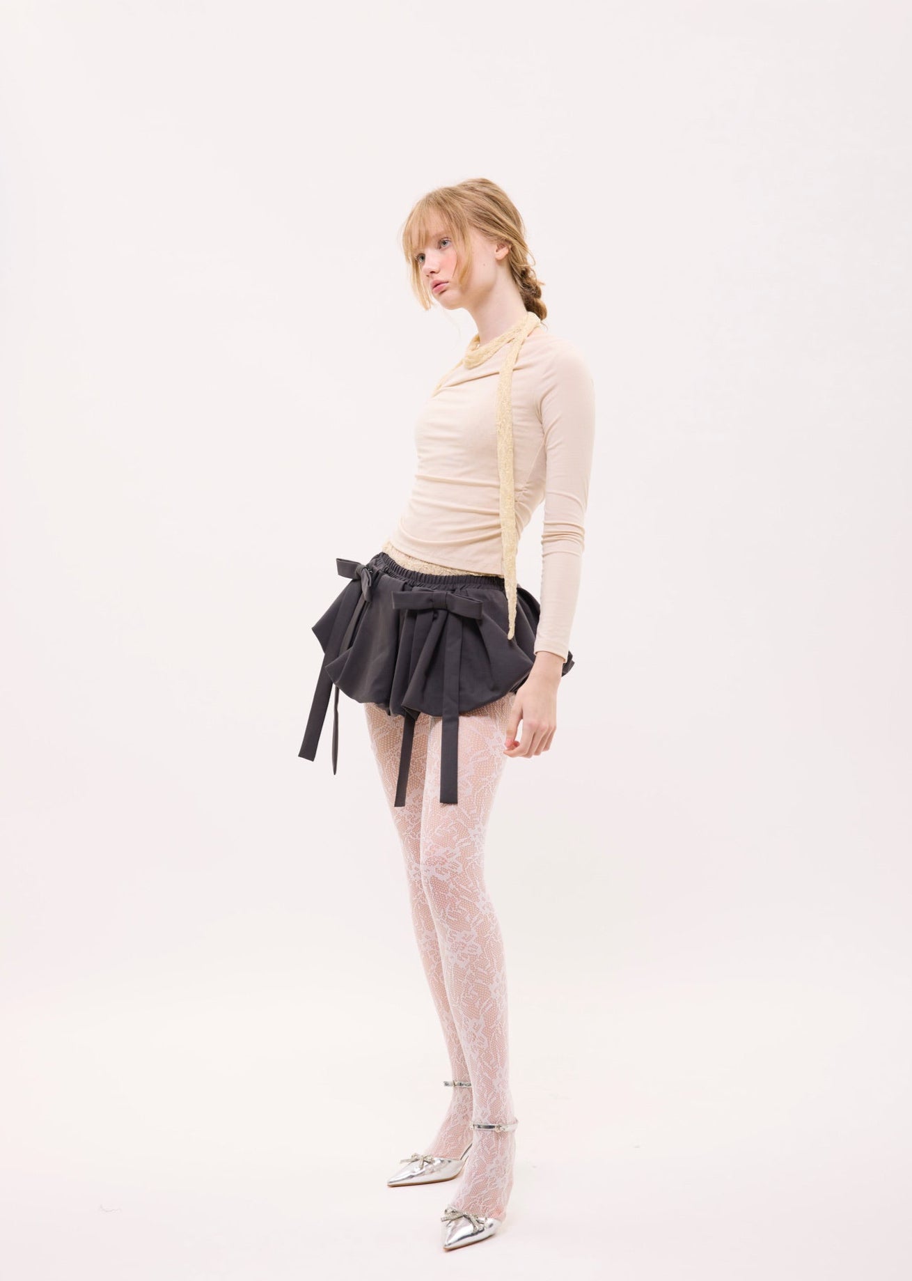 ribbon ballon mini skirt