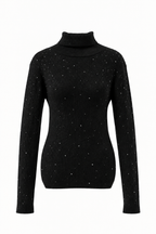 Bijou turtle neck knit tops