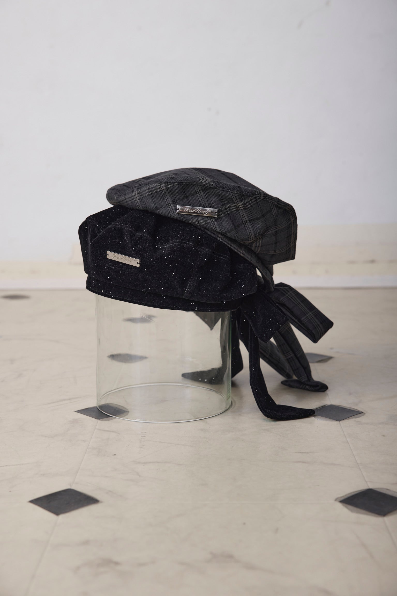 Treat Ürself ribbon béret hat