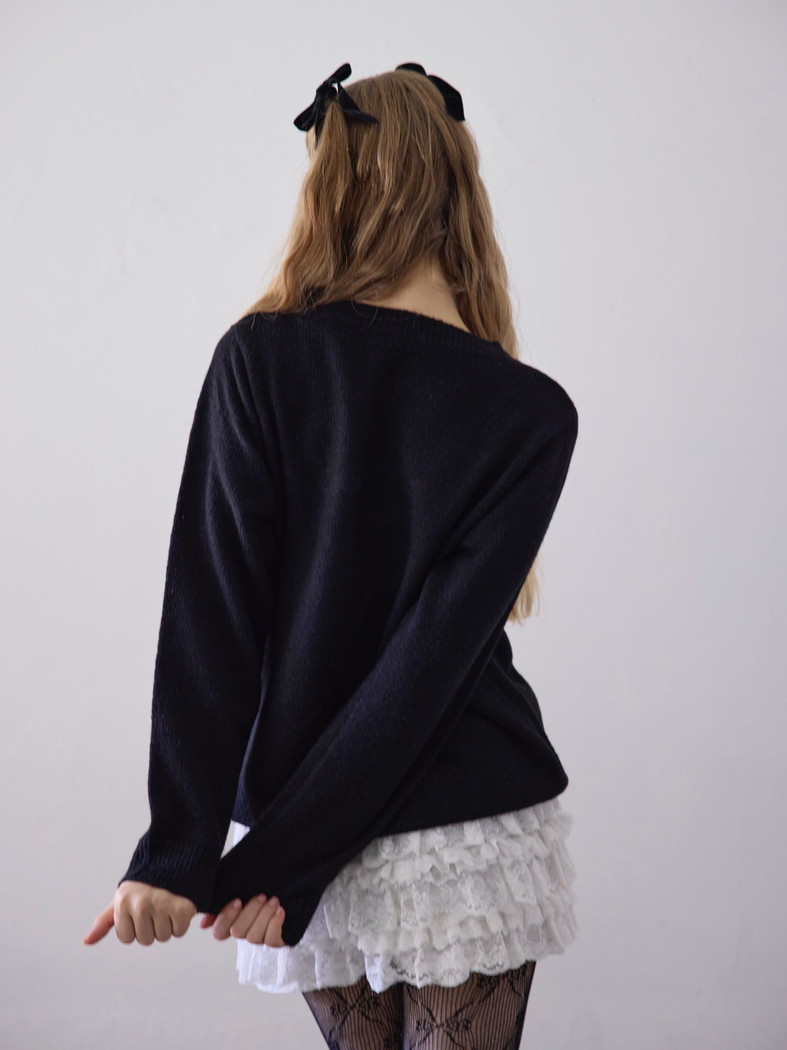 TÜ ribbon knit pullover