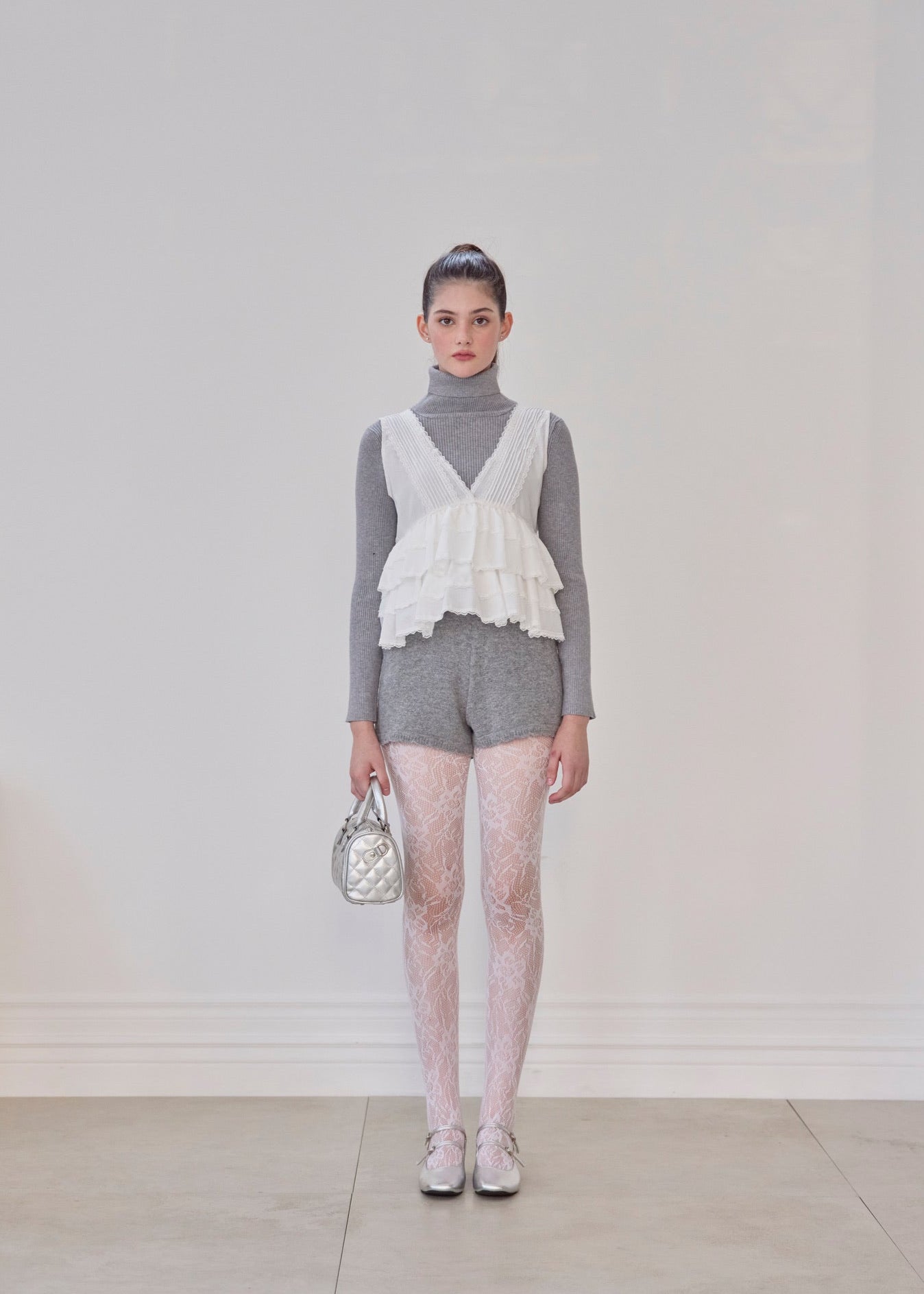 Treat Ürself tulle frill jersey(gray) Treat Ürself tulle frill jersey(gray) Treat Ürself tulle