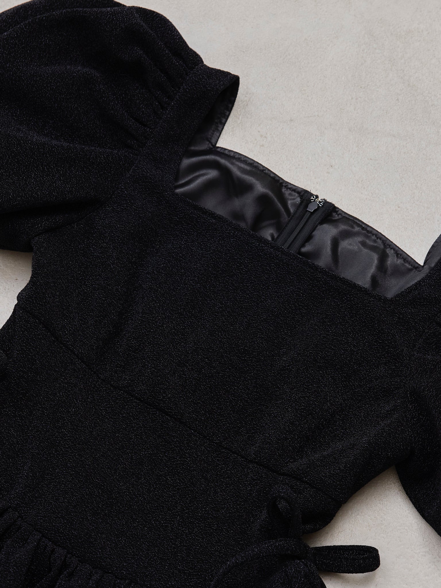 10月下旬〜11月上旬発送】puff sleeve ballon mini one piece