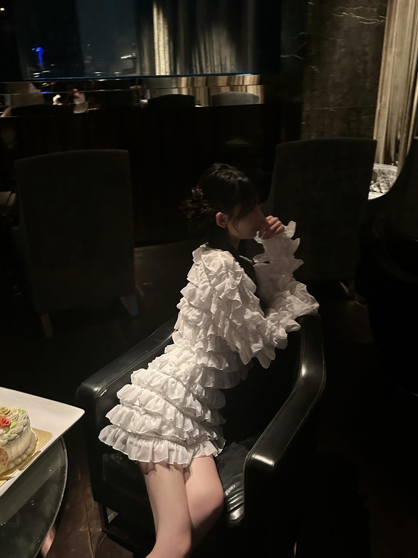 sweet pea chiffon frill tops