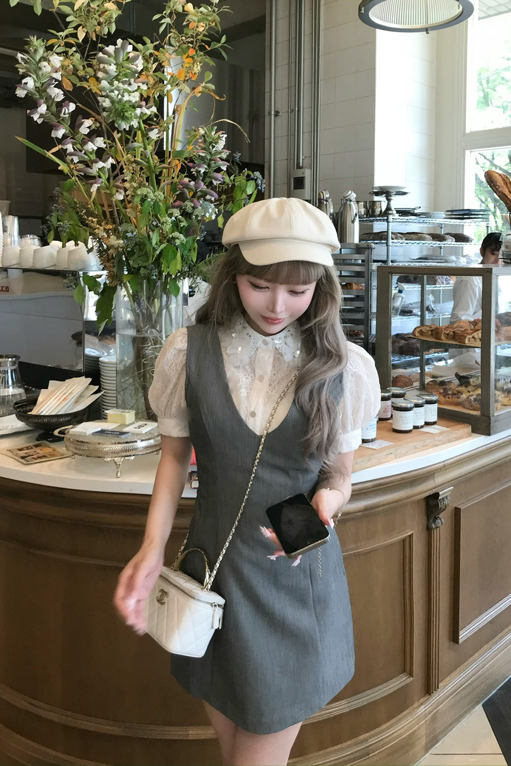 étoile flower lace blouse