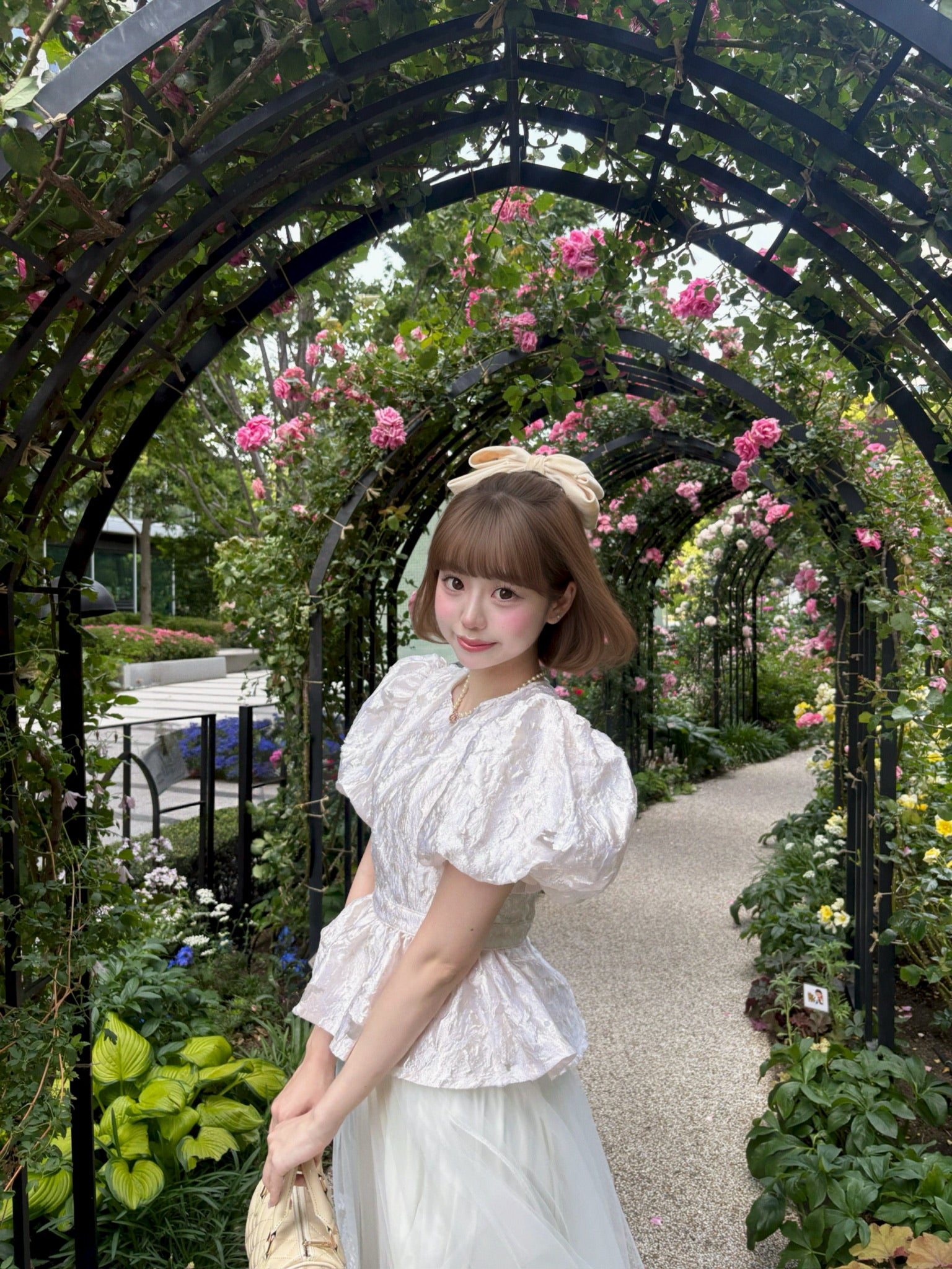 Butterfly jacquard peplum tops