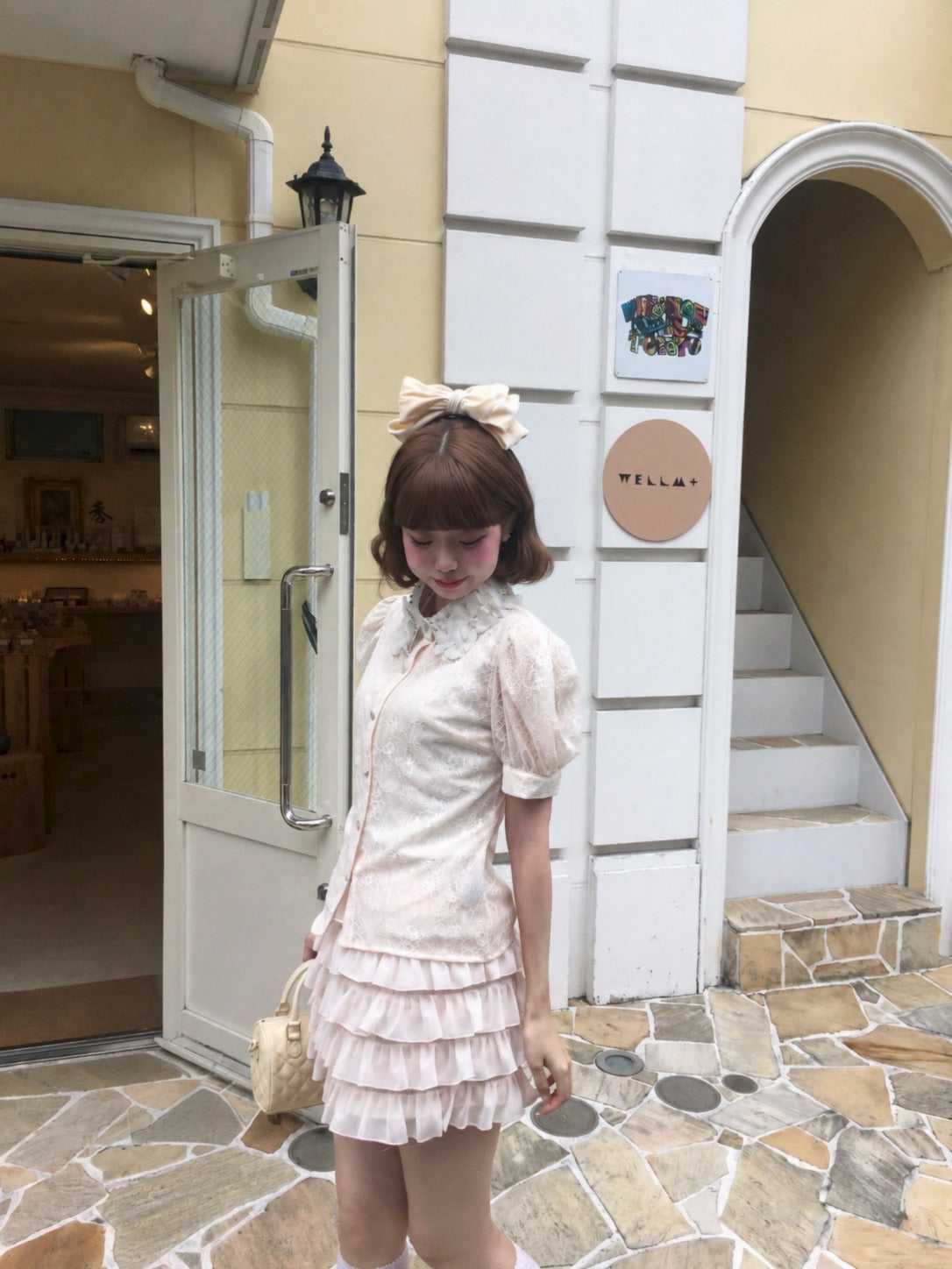 étoile flower lace blouse