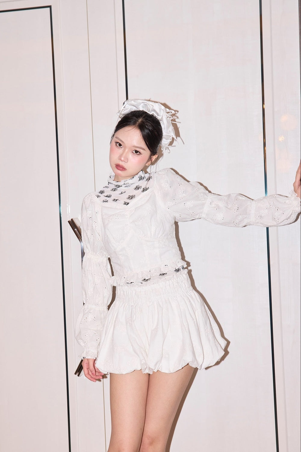Back Open Peony Top