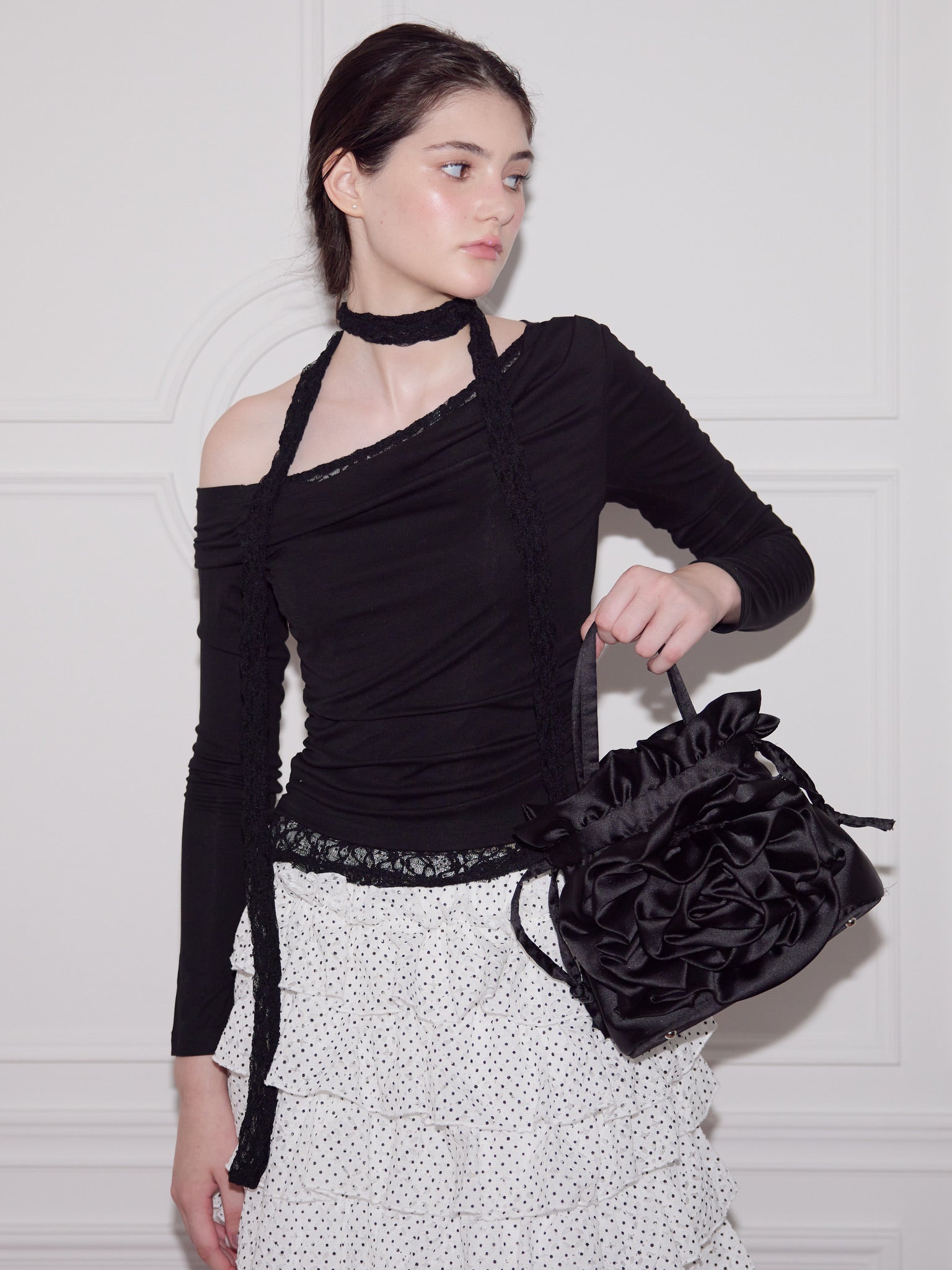 Romance Lace-Tie Top