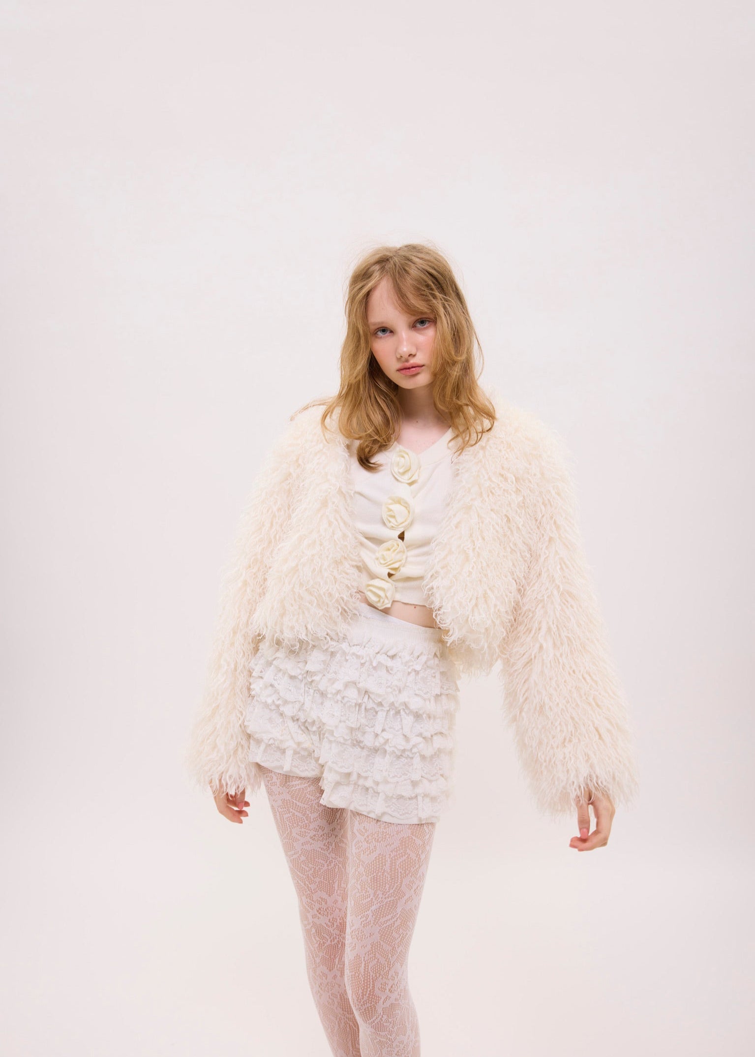Fluffy fur jacket