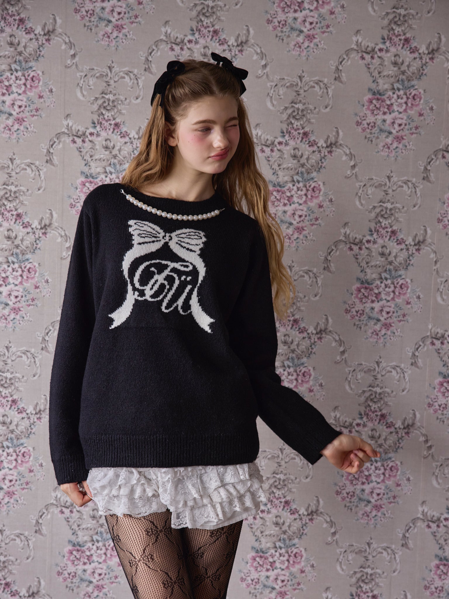 TÜ ribbon knit pullover
