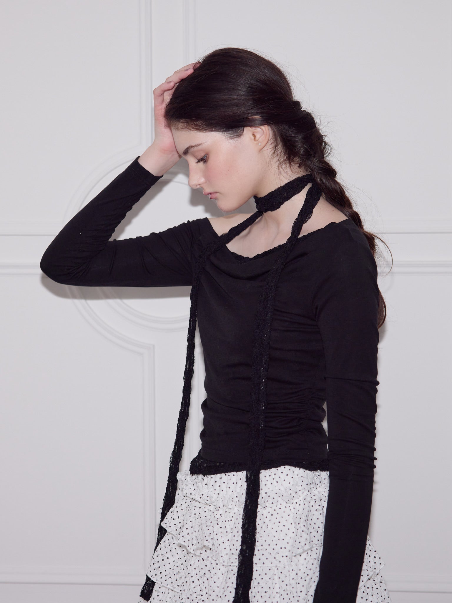 Romance Lace-Tie Top