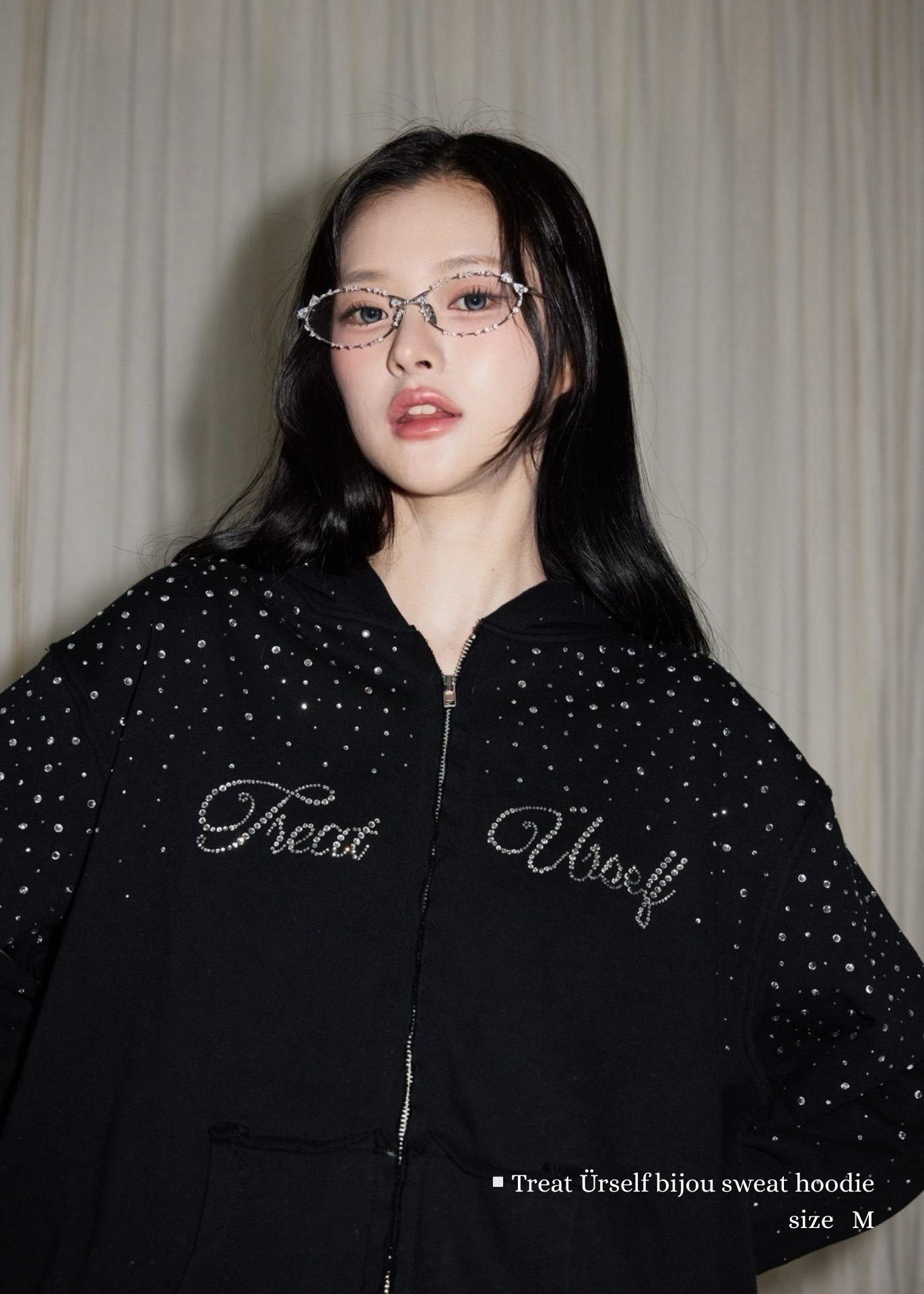 Treat Ürself bijou sweat hoodie