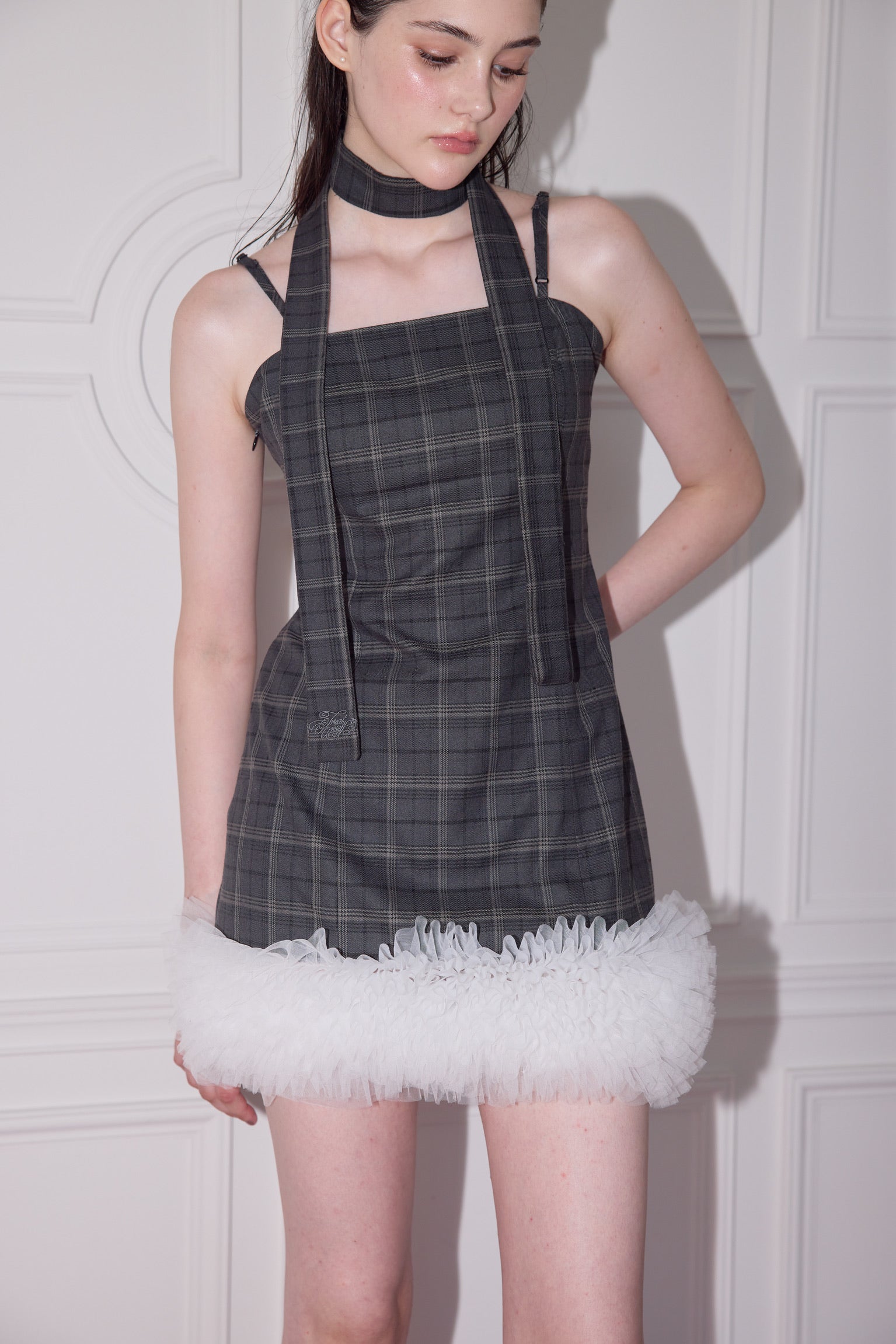 Tulle Bloom mini Dress